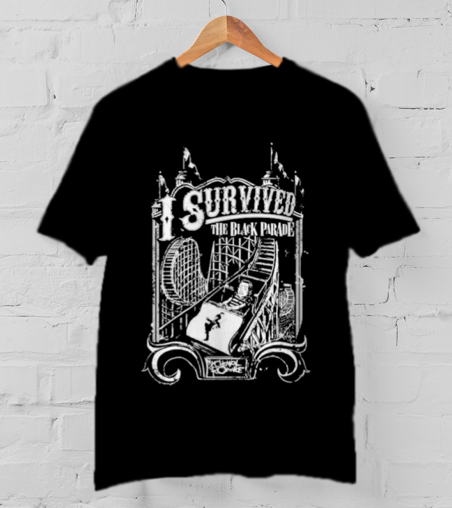 Original My Chemical Romance The Black Parade Survived Cemetery T-Shirt