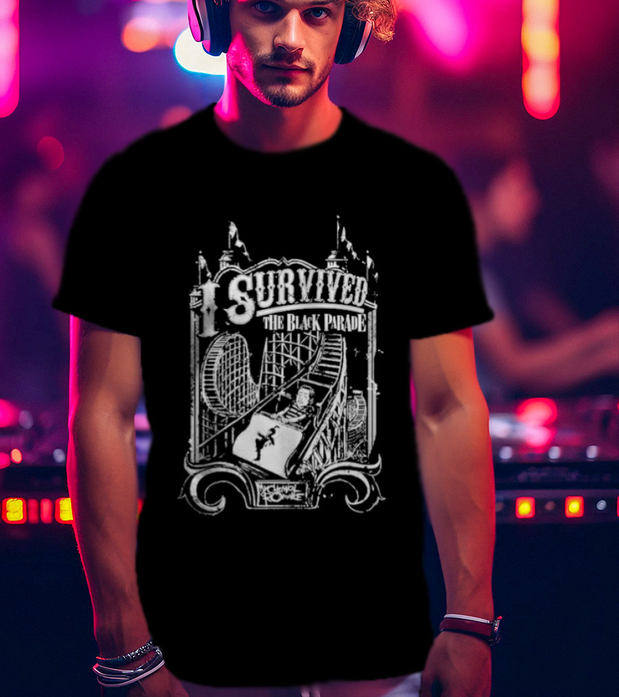 Original My Chemical Romance The Black Parade Survived Cemetery T-Shirt