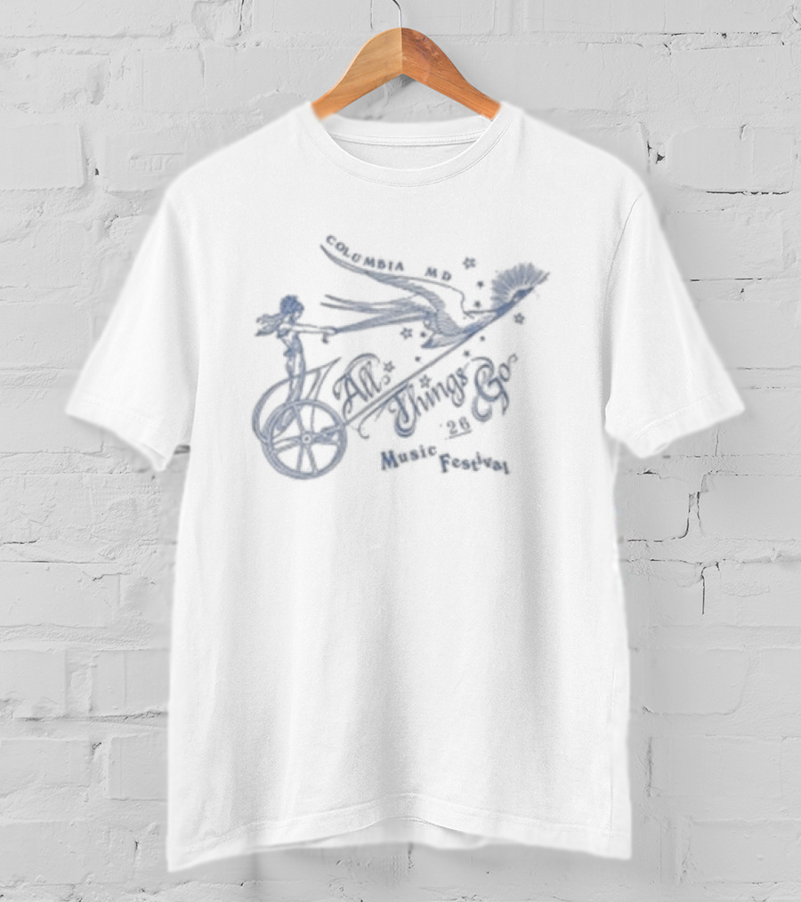 All Things Go Festival 2026 Lineup DC Chariot Icarus Bird T-Shirt
