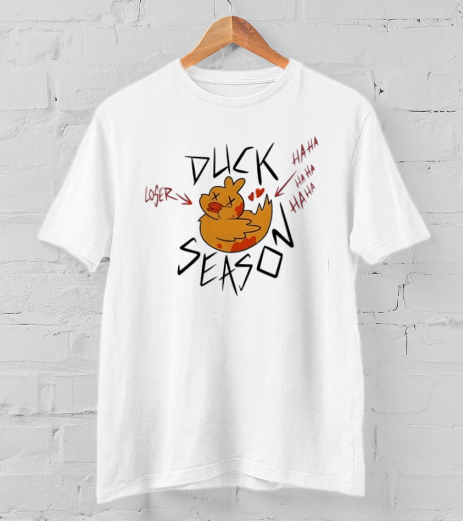 Hazbin Hotel Duck Season Loser Ha Ha Ha Ha T-Shirt