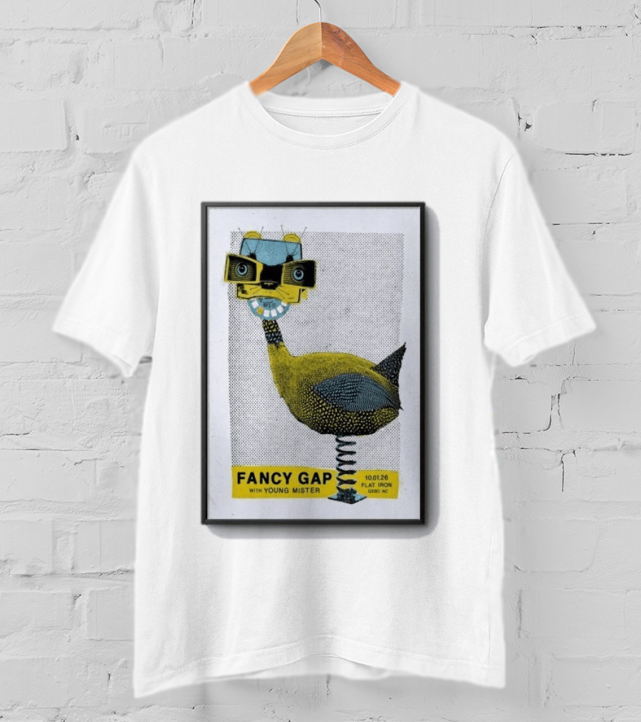 FANCY GAP With Young Mister Flat Iron Greensboro NC October 1 2026 T-Shirt