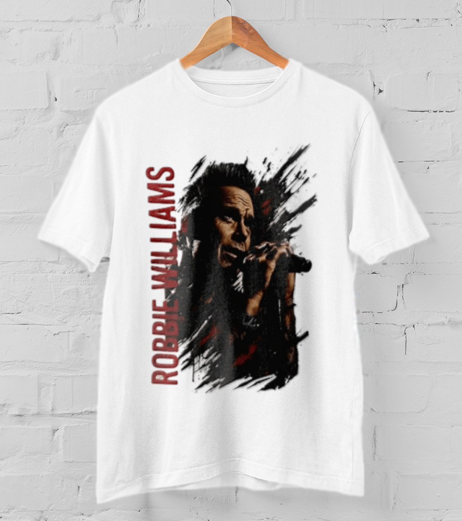 Robbie Williams Britpop Australia New Zealand 2026 Tour Concert Singer T-Shirt
