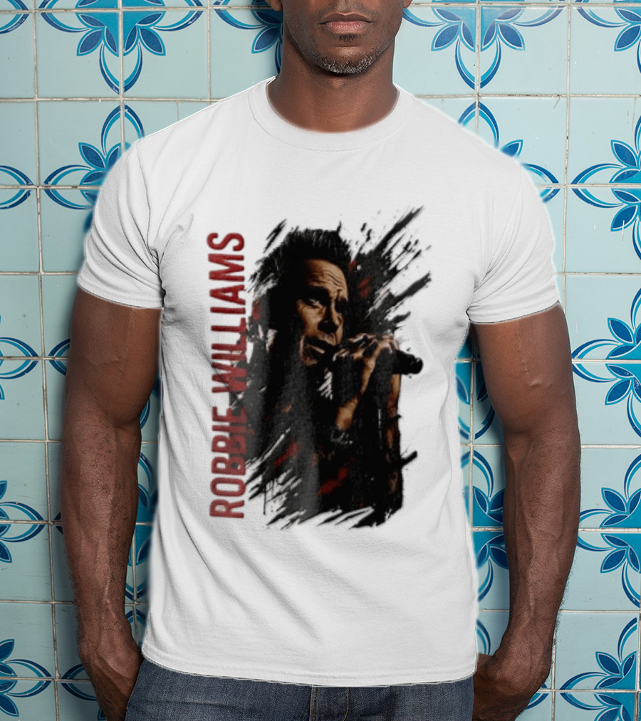Robbie Williams Britpop Australia New Zealand 2026 Tour Concert Singer T-Shirt