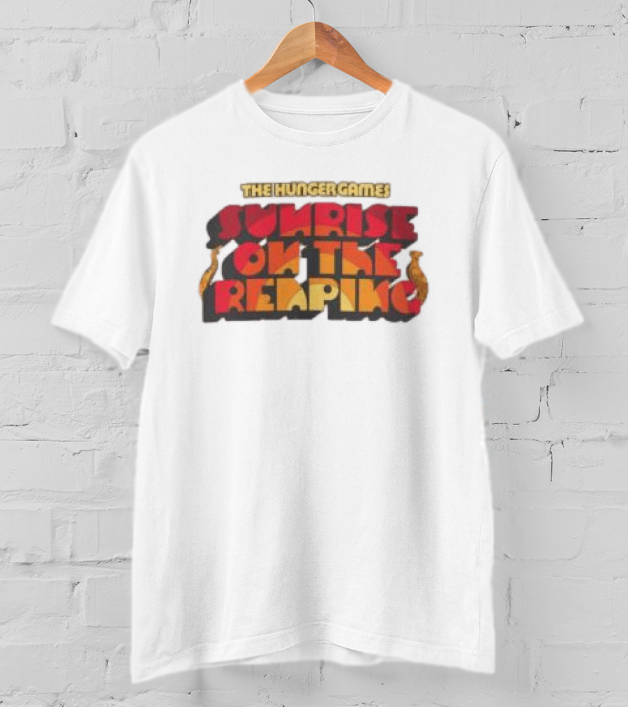 The Hunger Games Sunrise On The Reaping Lionsgate Shop White T-Shirt