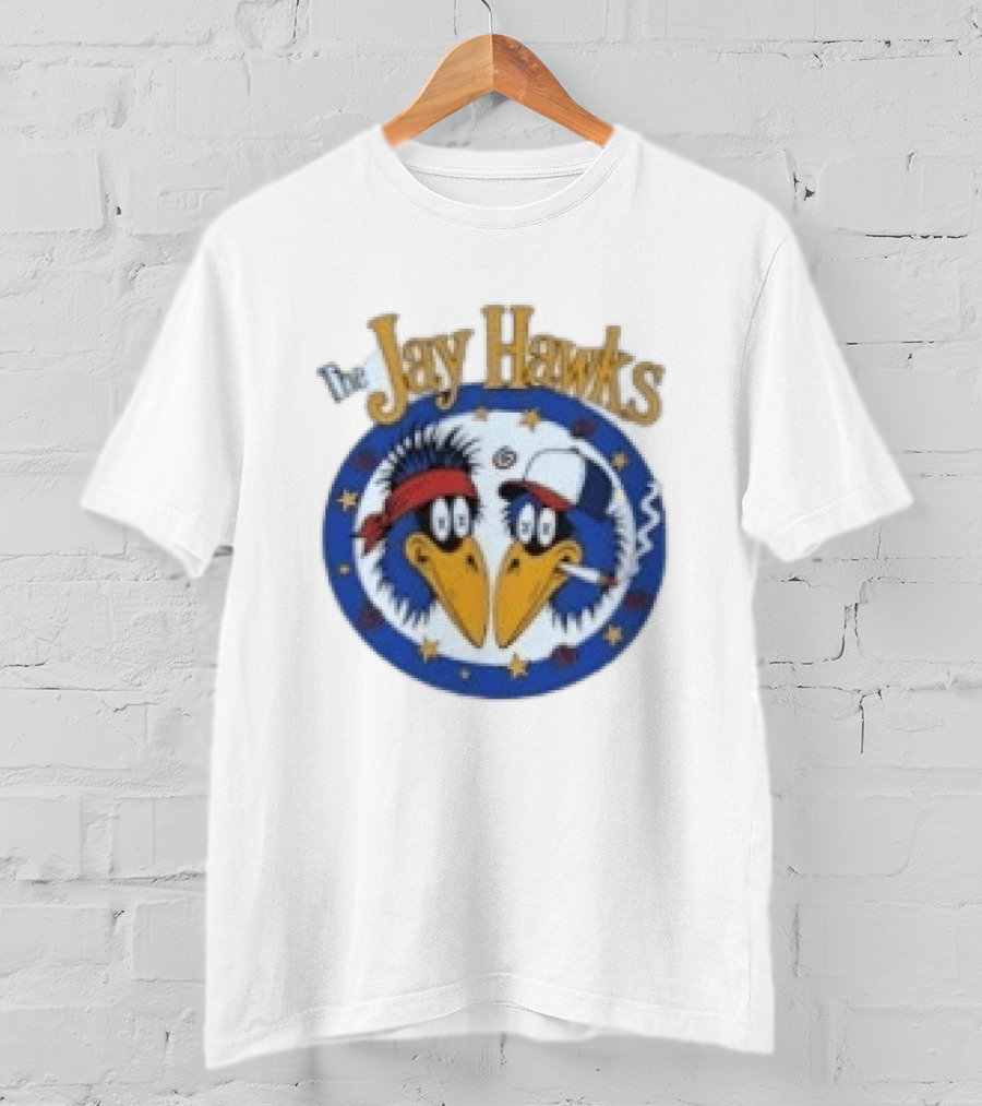 The Jay Hawks Smoking Cartoon Birds T-Shirt