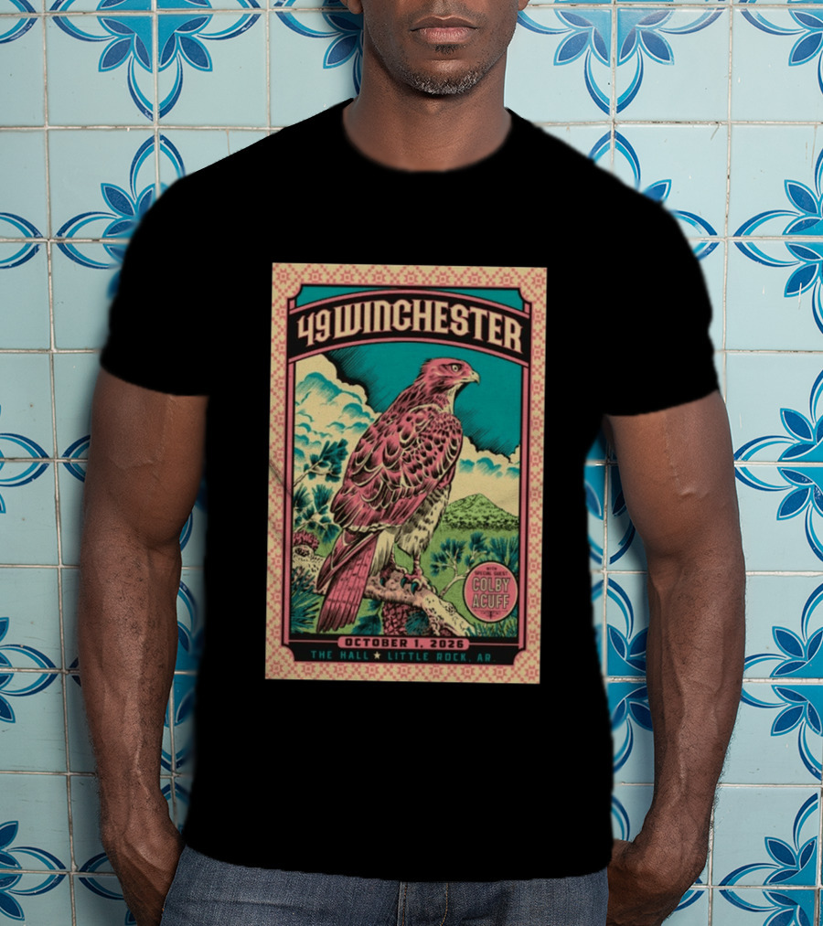 49 Winchester Little Rock October 1 2026 Special Guest Colby Acuff T-Shirt