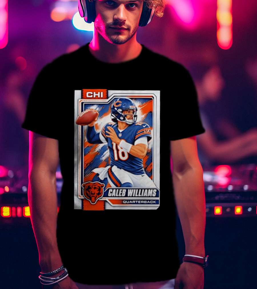 Caleb Williams Chicago Bears Quarterback CHI Football Fan T-Shirt