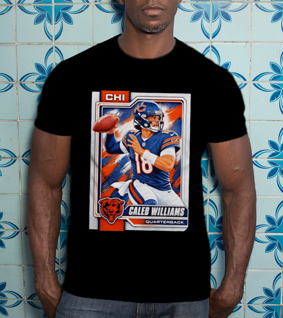 Caleb Williams Chicago Bears Quarterback CHI Football Fan T-Shirt
