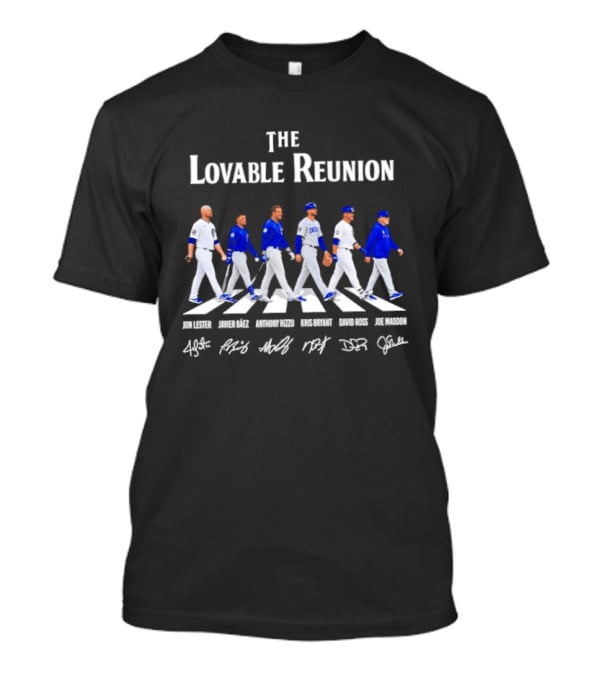 Chicago Cubs The Lovable Reunion Abbey Road Baseball Legends T-Shirt