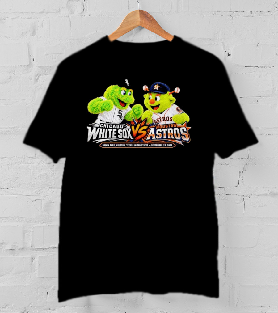 Chicago White Sox Vs Houston Astros MLB AL Wild Card Series Game 1 Daikin Park Houston Texas September 29 2026 T-Shirt