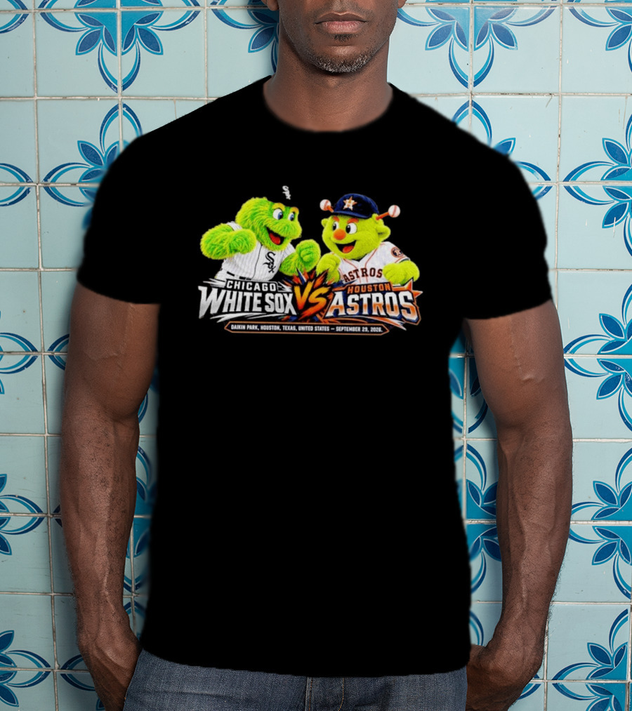 Chicago White Sox Vs Houston Astros MLB AL Wild Card Series Game 1 Daikin Park Houston Texas September 29 2026 T-Shirt