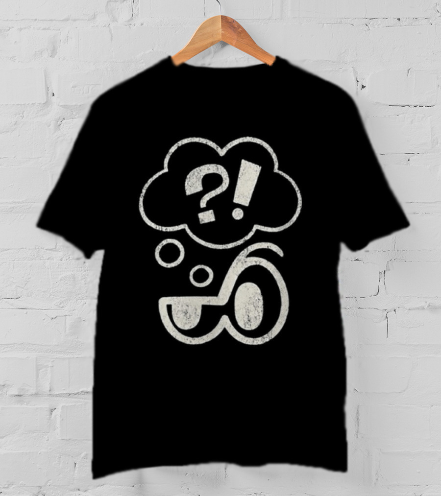 Clooless Athletics Club Glitchy Expression Simplistic T-Shirt