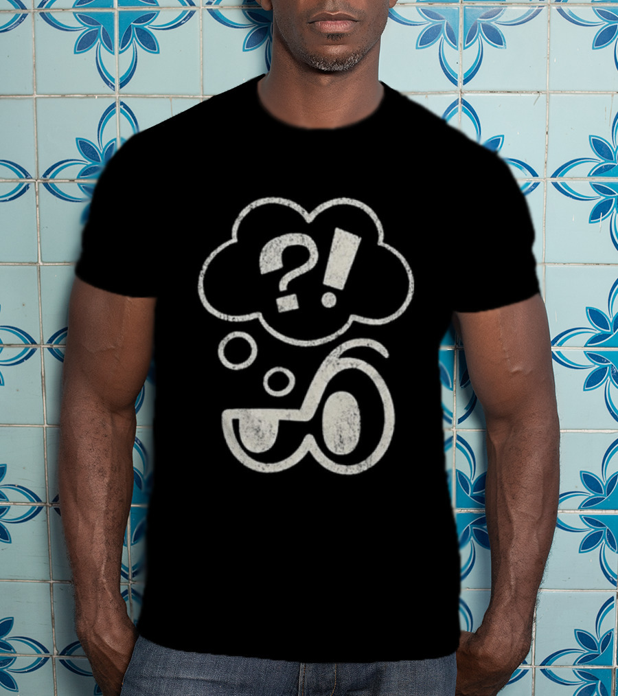 Clooless Athletics Club Glitchy Expression Simplistic T-Shirt