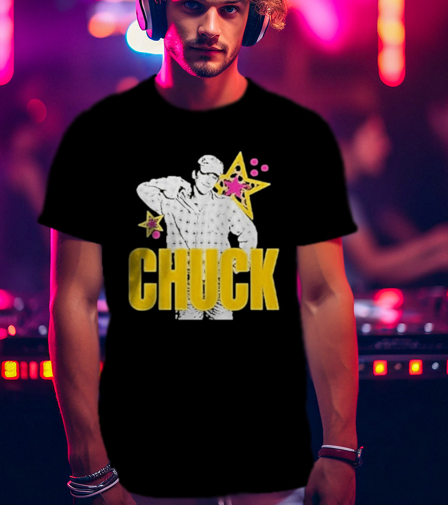 CHUCK Original Role Model Timely Hourglass Stars And Plaid T-Shirt