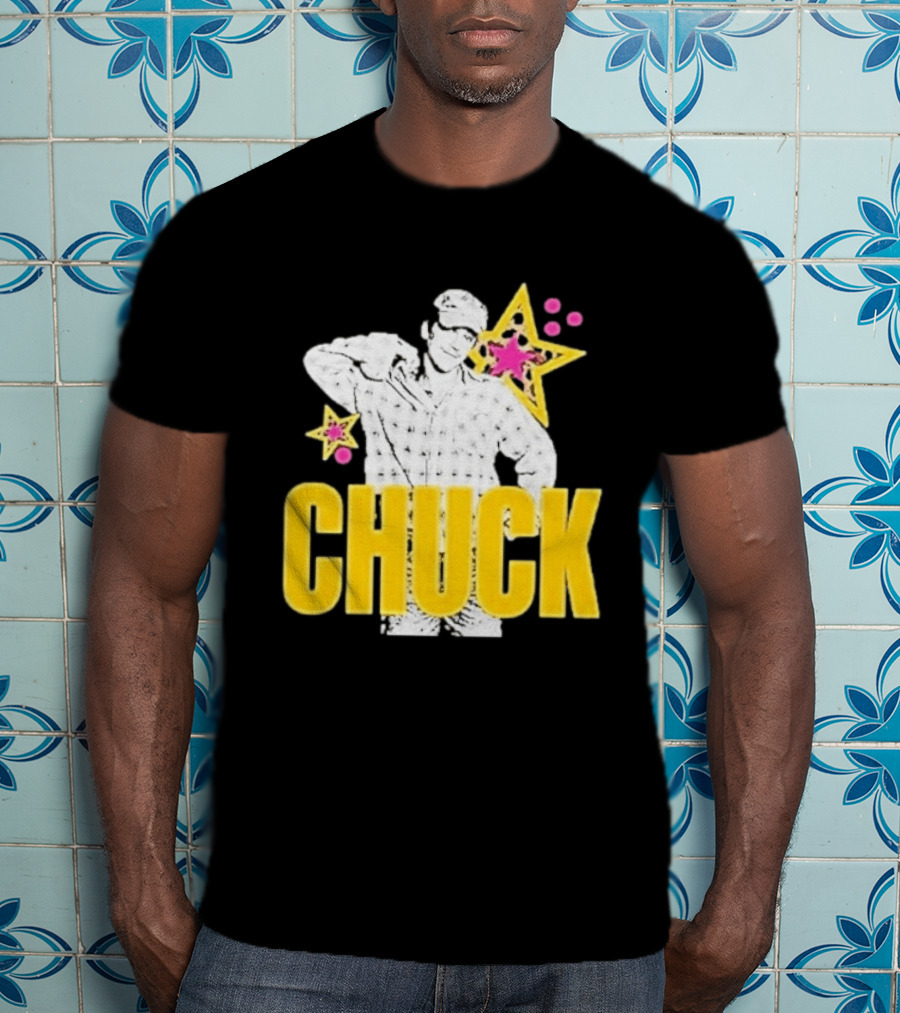 CHUCK Original Role Model Timely Hourglass Stars And Plaid T-Shirt