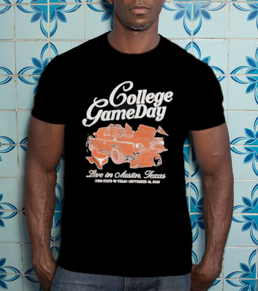 College Gameday Live In Austin Texas 2026 Texas Longhorns Tailgate Truck T-Shirt