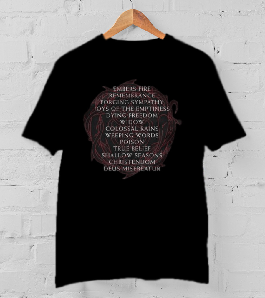 Paradiselost Store Tracklist T-Shirt