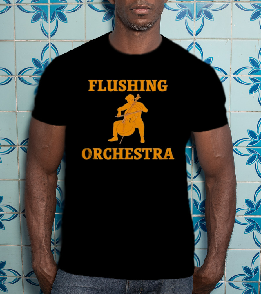 Flushing Orchestra Cello Player Musician T-Shirt