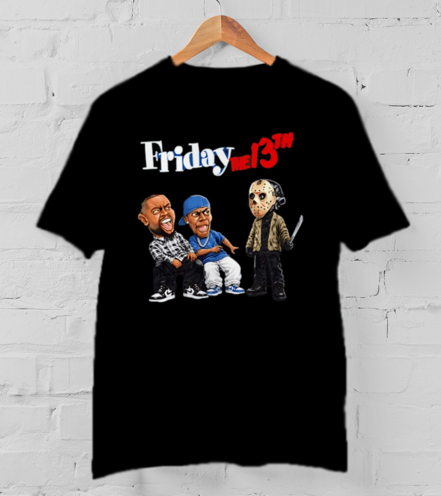 Friday The 13th Character Mashup Halloween 2026 Damnnnn Meme T-Shirt