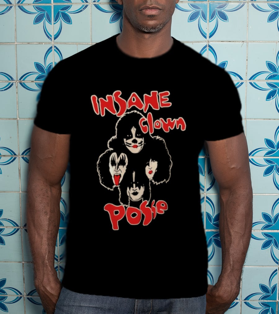 Insane Clown Posse Bootleg ICP Juggalo Makeup T-Shirt