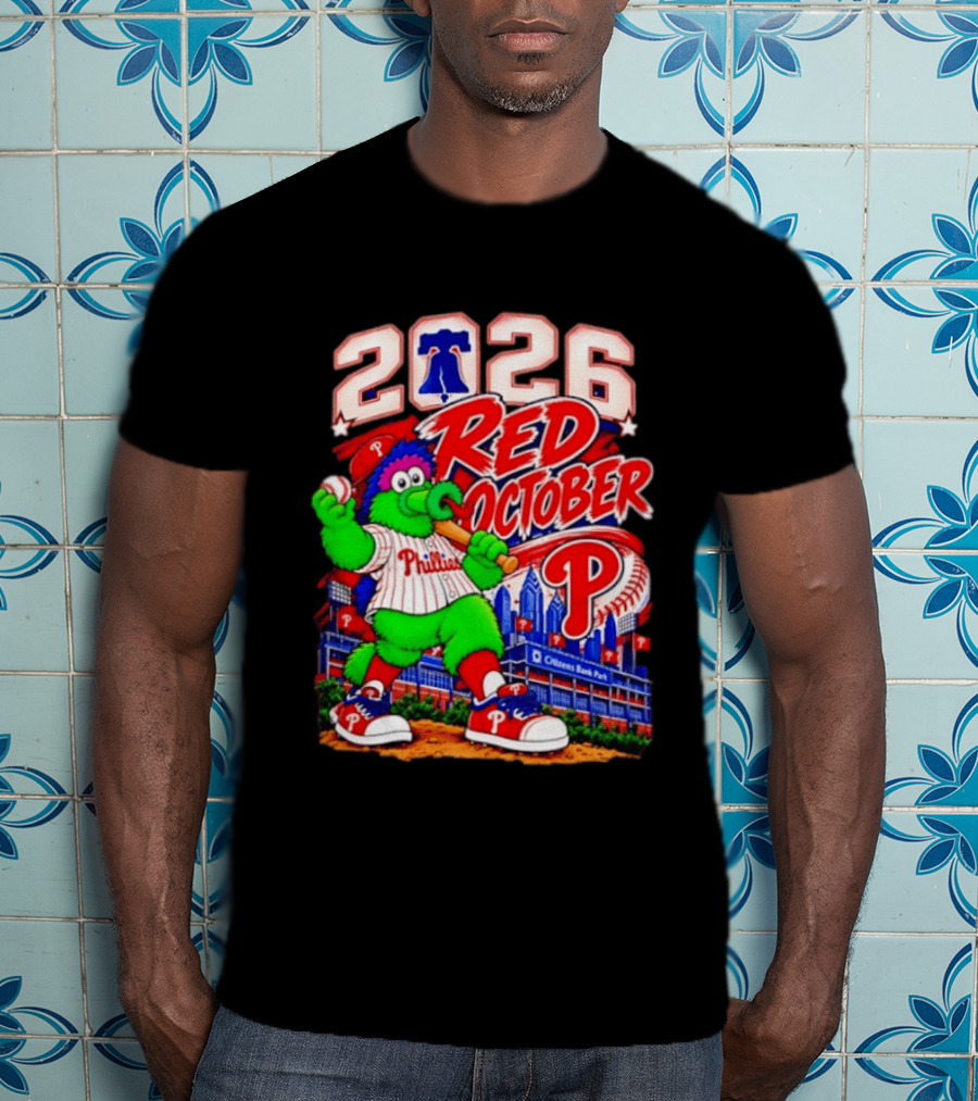 Philadelphia Phillies 2026 Red October Citizens Bank Park Postseason T-Shirt