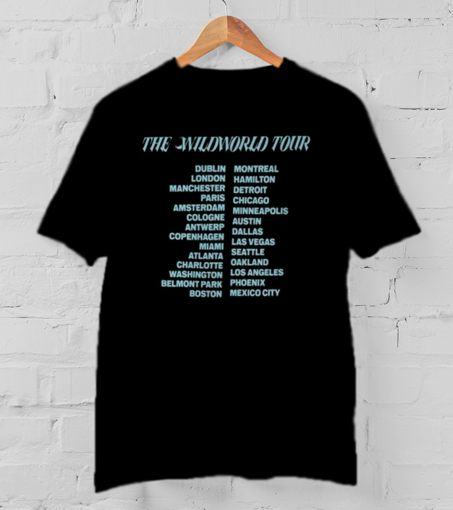 Katseye Wildworld Tour 2026 Chicago New Orleans Philadelphia Toronto Denver T-Shirt