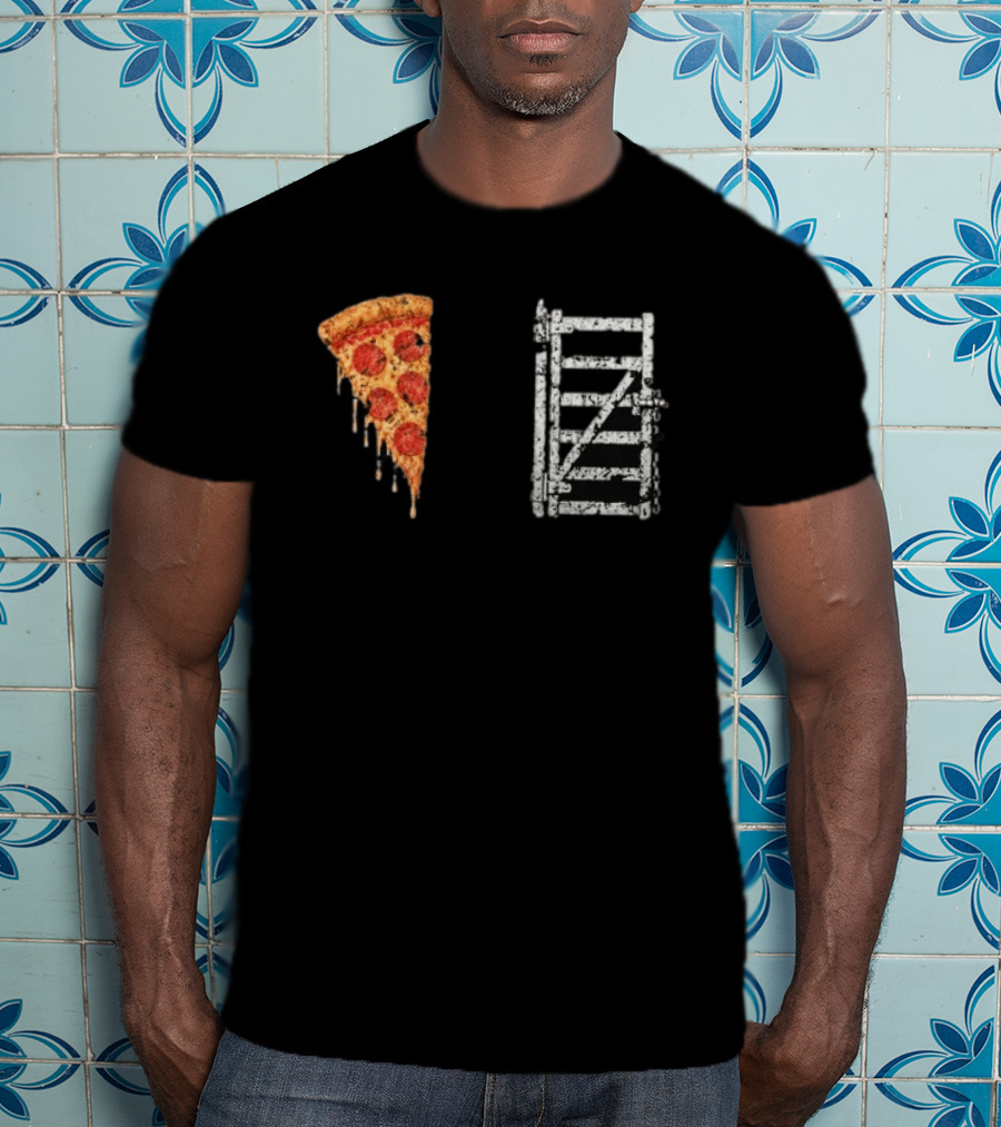 Pizza Slice And Gate Combo T-Shirt