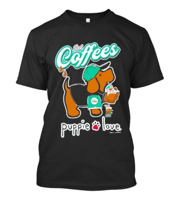 Puppie Love Iced Coffees Pup Kelly T-Shirt
