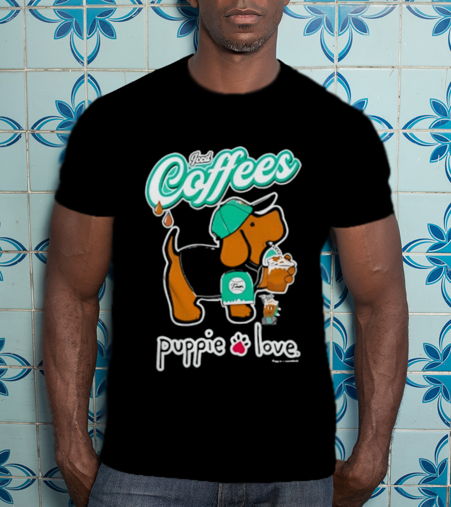 Puppie Love Iced Coffees Pup Kelly T-Shirt