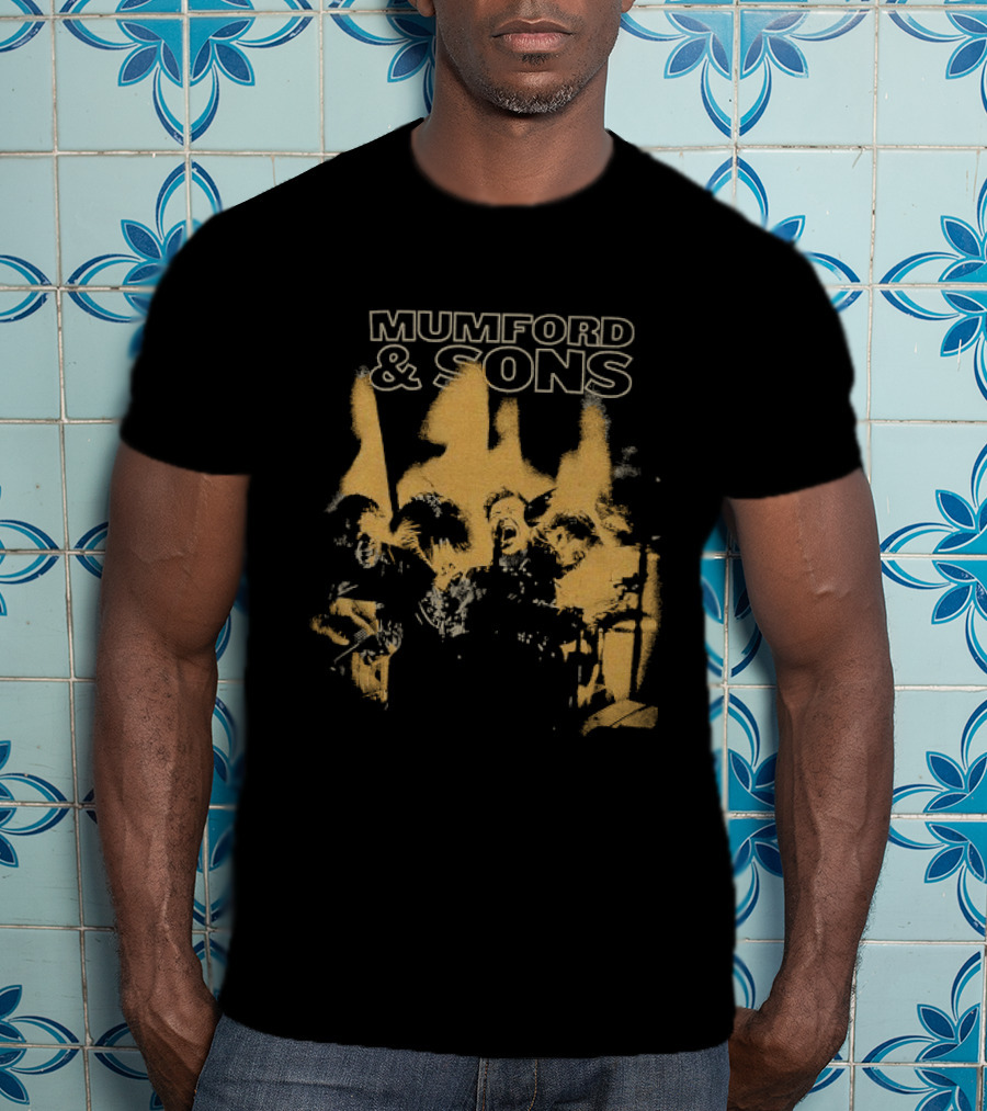 Mumford And Sons Dust And Thunder Tour Band Members T-Shirt