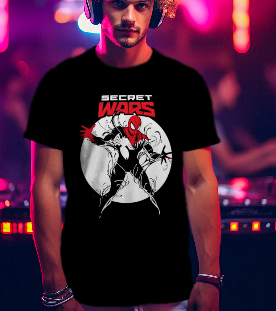 Secret Wars Spider Man Iconic Marvel T-Shirt