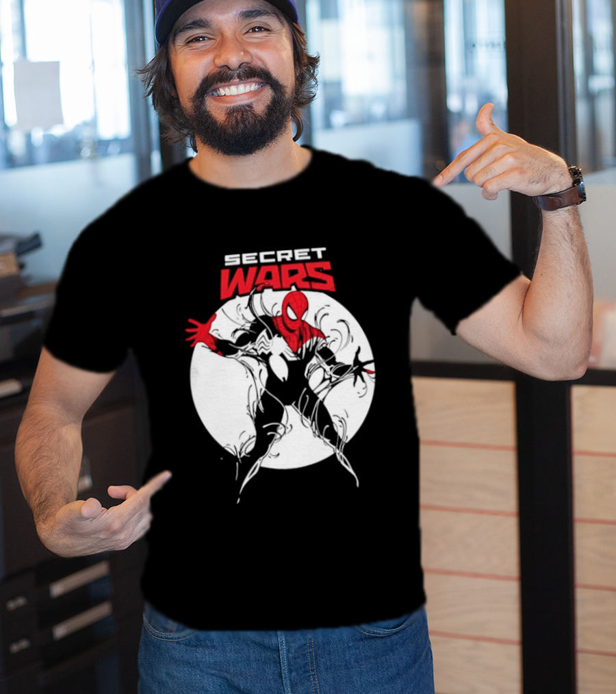 Secret Wars Spider Man Iconic Marvel T-Shirt
