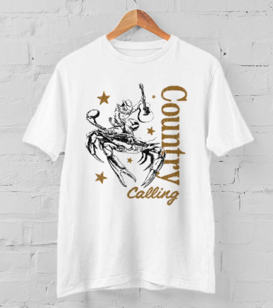 Country Calling Festival 2026 Ocean City Maryland Crab Cowboy Stars T-Shirt