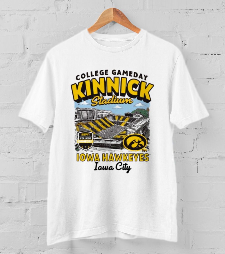 College Gameday Kinnick Stadium Iowa Hawkeyes Iowa City T-Shirt