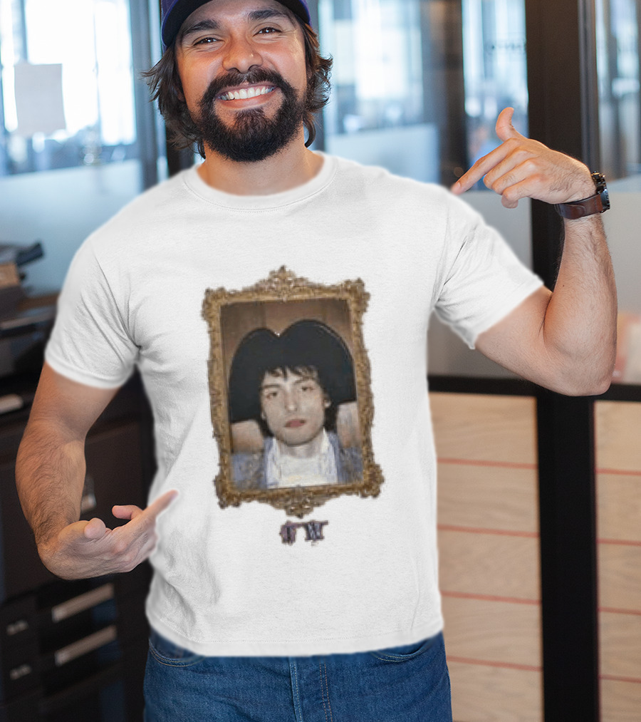 Finn Wolfhard Common Side Effects Tour Longsleeve Portrait In Ornate Frame T-Shirt