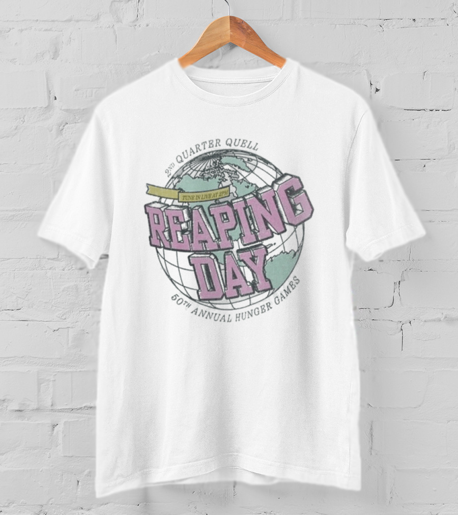 Reaping Day 50th Annual Hunger Games 2nd Quarter Quell Tune In Live At 8PM T-Shirt