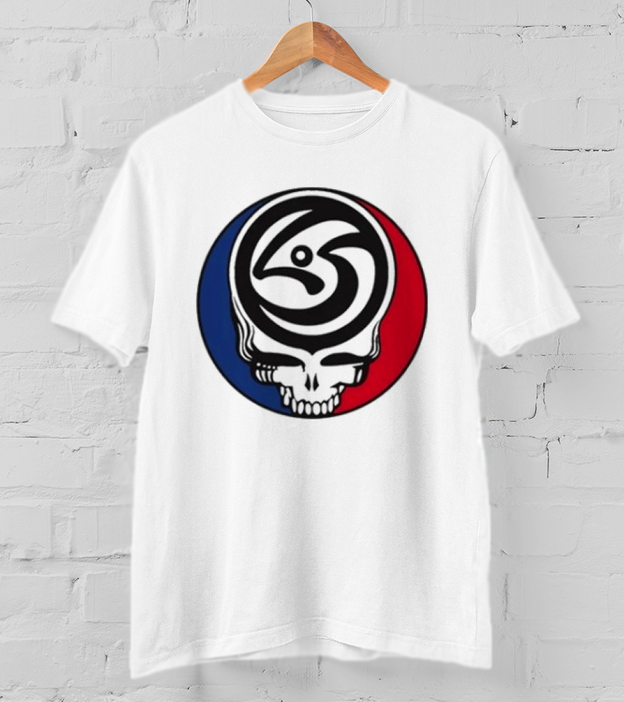 Leftover Salmon Grateful Dead Steal Your Face Salmon Garcia's Chicago March 6 8 2026 T-Shirt