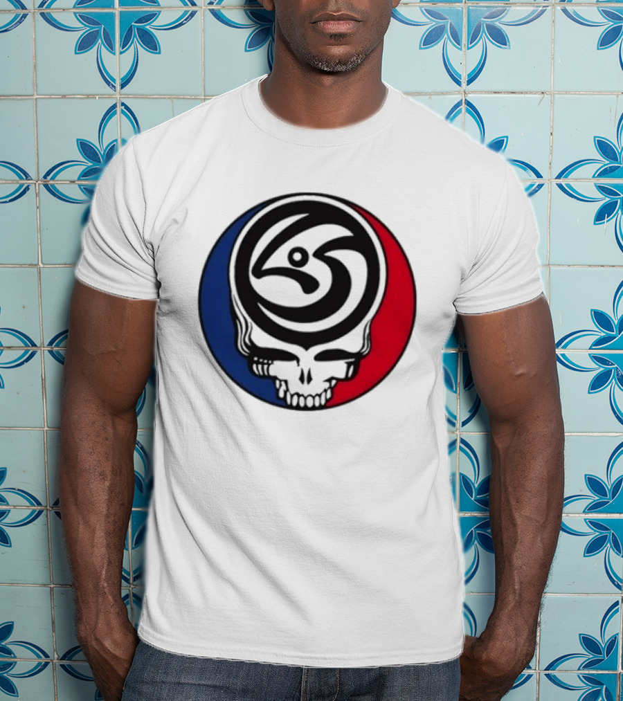 Leftover Salmon Grateful Dead Steal Your Face Salmon Garcia's Chicago March 6 8 2026 T-Shirt