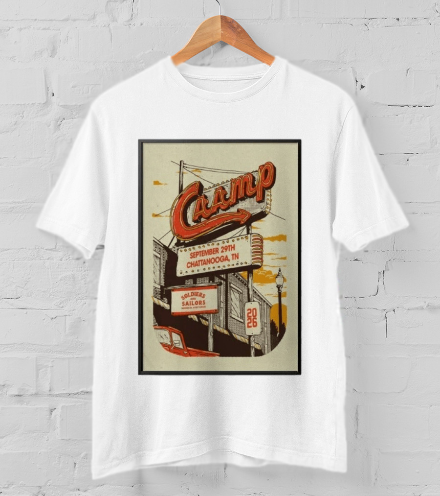 CAAMP Concert September 29 2026 Soldiers And Sailors Chattanooga TN T-Shirt