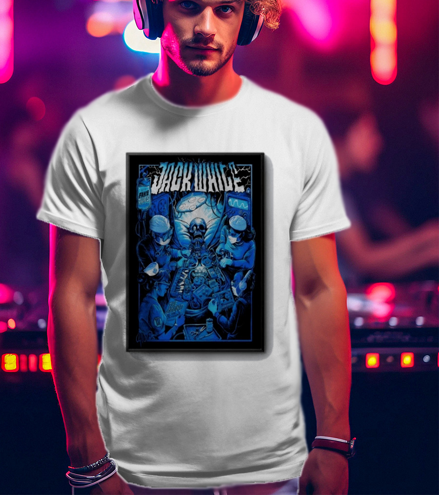 Jack White Del Mar CA 9 30 2026 Fake Blues Touring Skeleton Surgeons T-Shirt