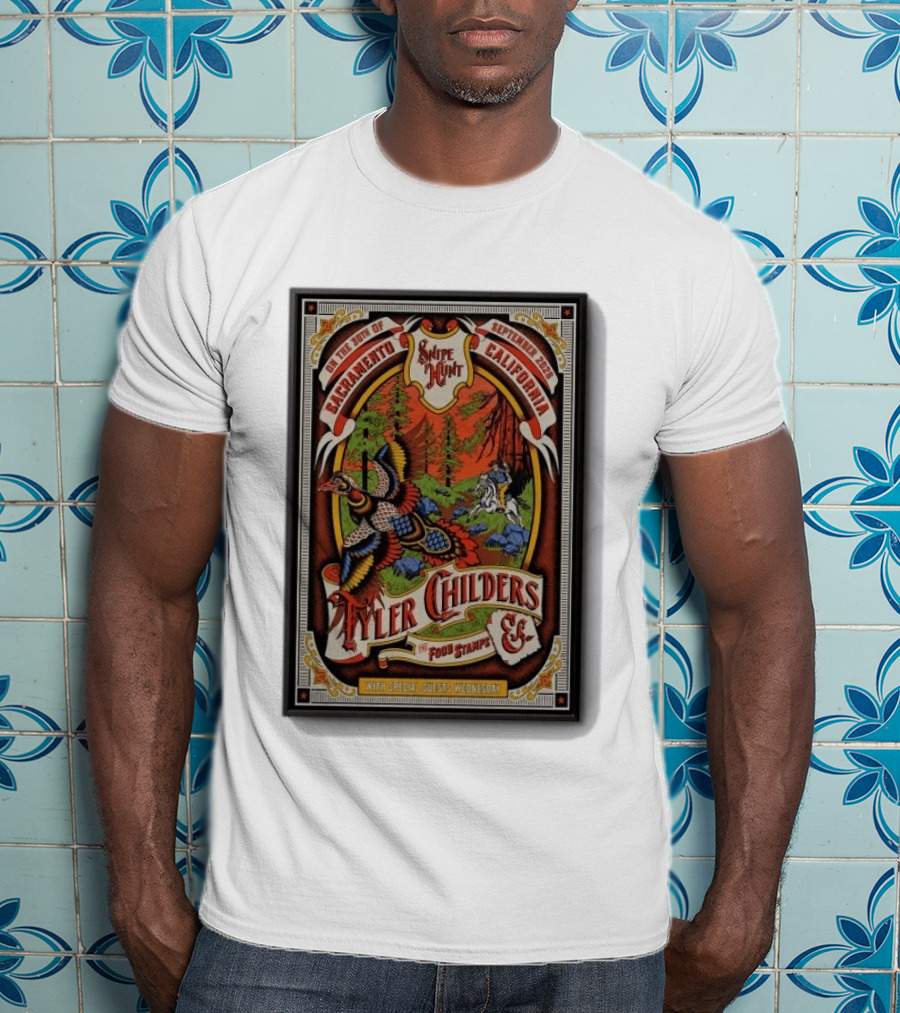 Tyler Childers Sacramento Concert September 30 2026 With Sipe Hunt Food Stamps Special Guests Wednesday T-Shirt