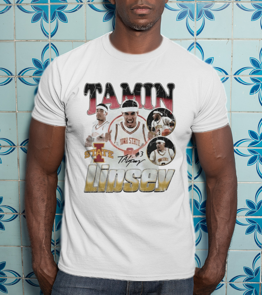 Tamin Lipsey Iowa State Cyclones Basketball No 3 Retro 90s T-Shirt