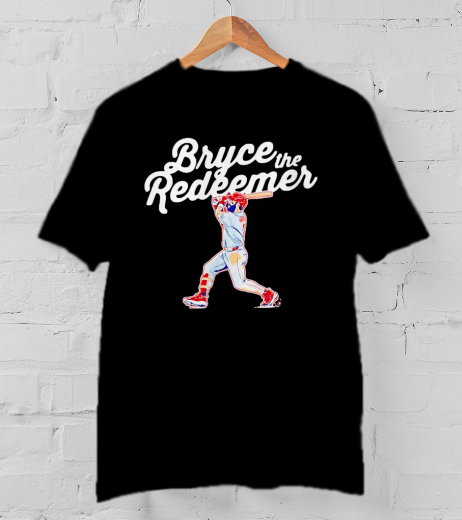 Bryce Harper The Redeemer Philadelphia Phillies Baseball T-Shirt