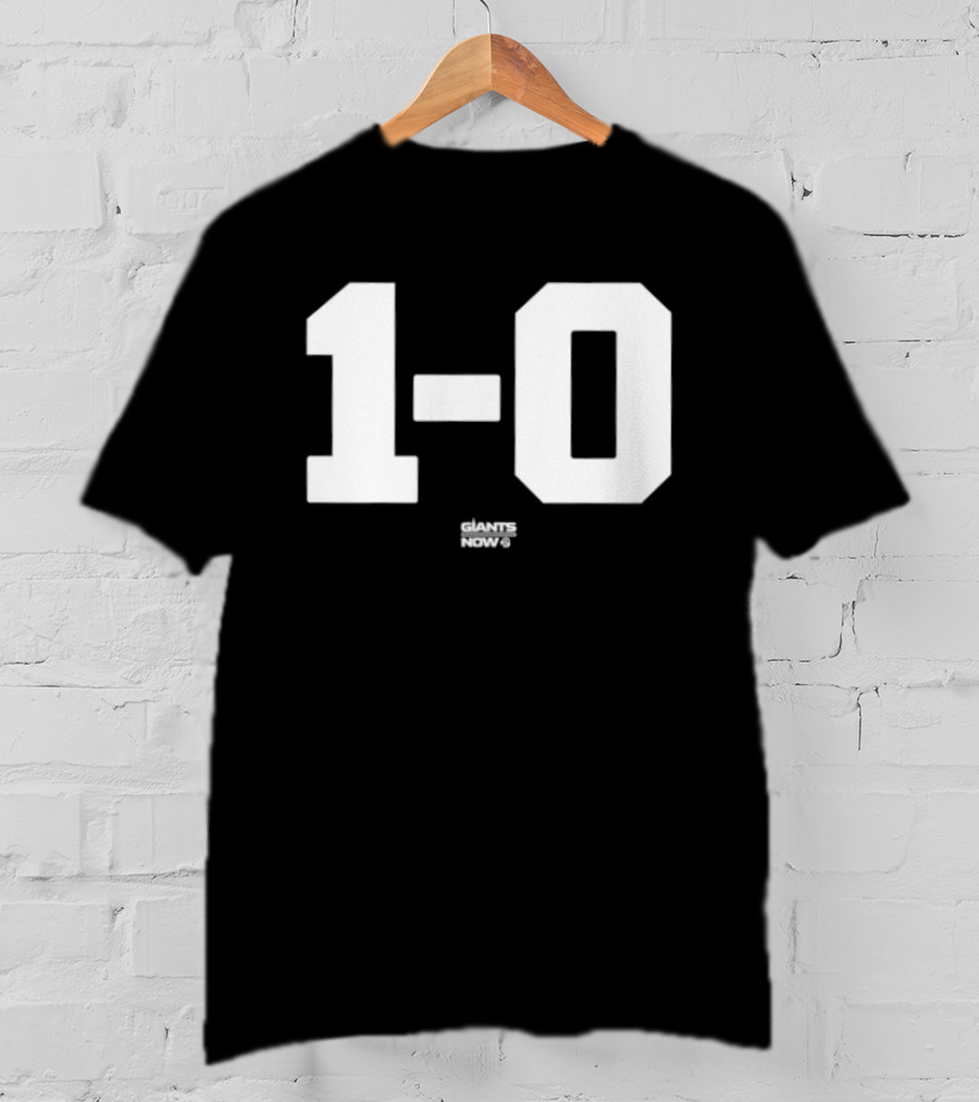 1 0 Score New York Giants John Harbaugh T-Shirt