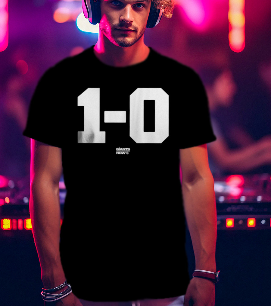 1 0 Score New York Giants John Harbaugh T-Shirt