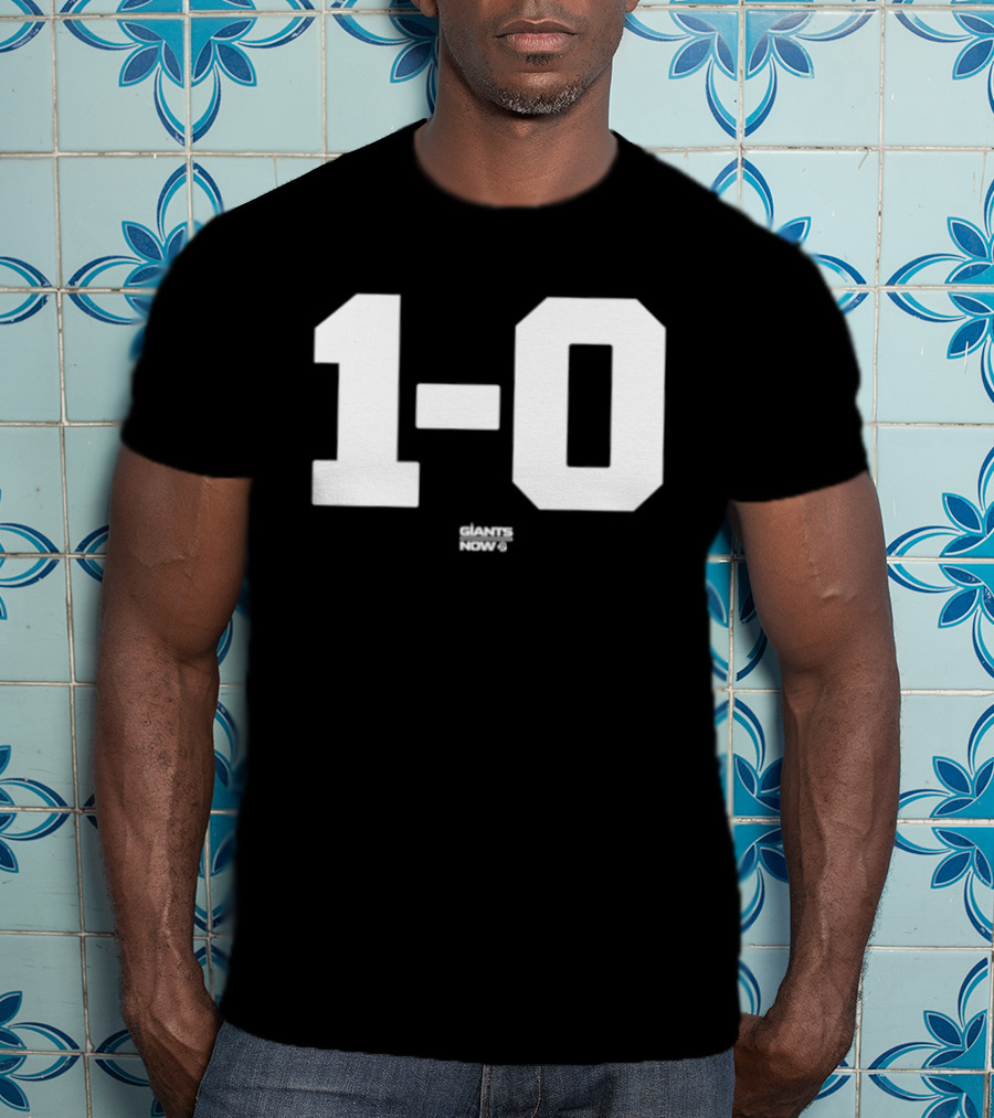 1 0 Score New York Giants John Harbaugh T-Shirt