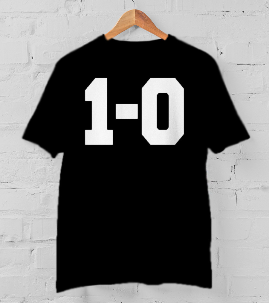Coach John Harbaugh 1 0 Victory Scoreboard Triumph T-Shirt