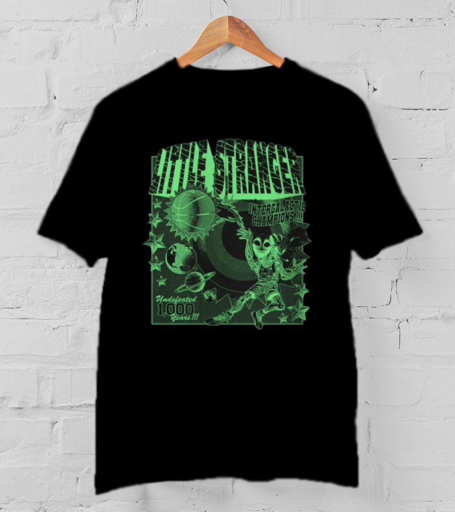 Little Stranger Undefeated Intergalactic Champions 1000 Years Alien Basketball T-Shirt