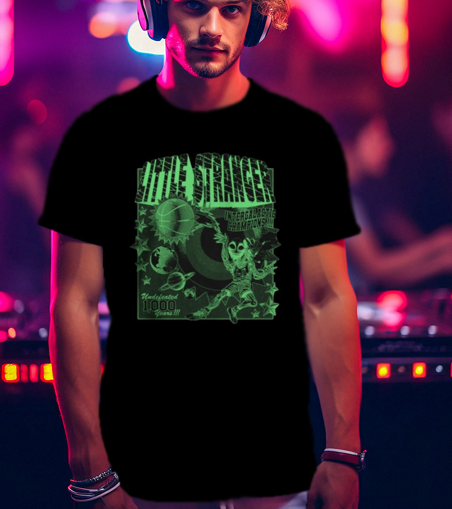 Little Stranger Undefeated Intergalactic Champions 1000 Years Alien Basketball T-Shirt