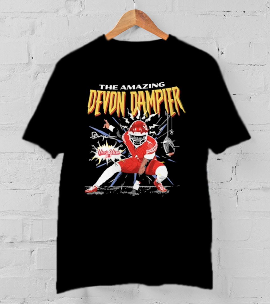 The Amazing Devon Dampier Utah Utes Football T-Shirt